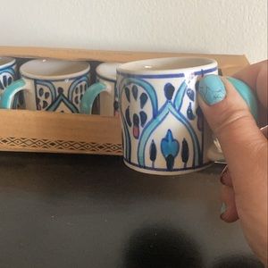 Set of Four Handcrafted Espresso Mugs